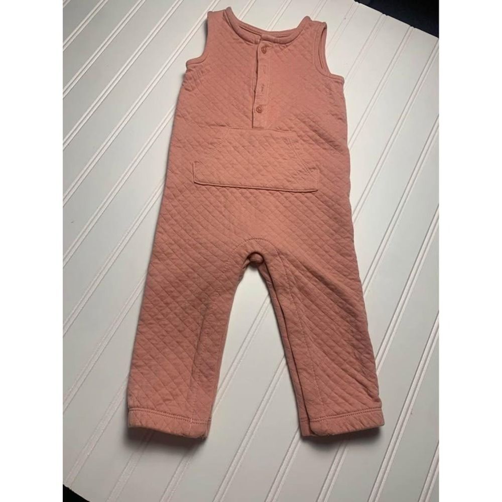 Just One You Carter's 12M Baby Quilted Sleeveless Jumpsuit Romper Snap